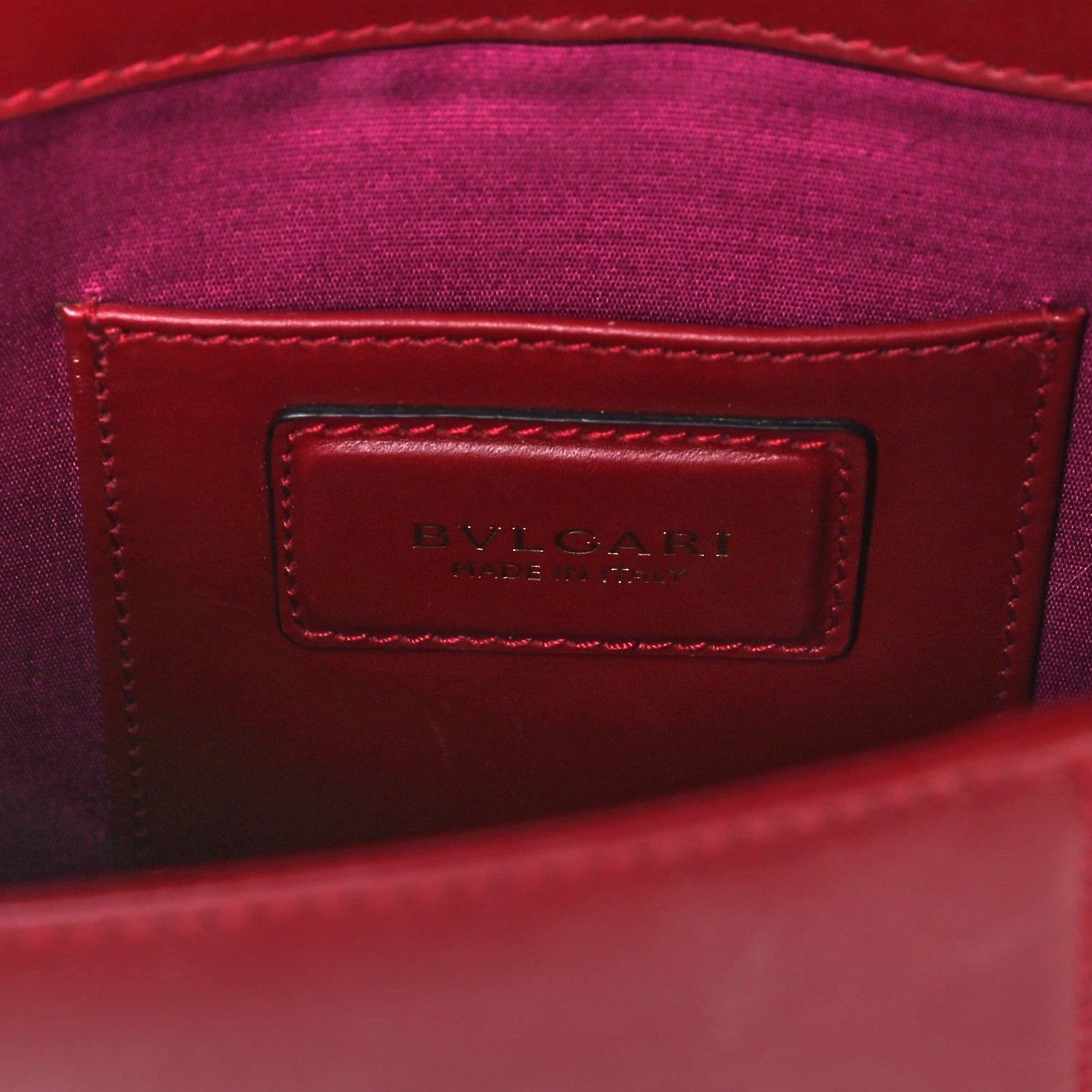 Bulgari Calfskin Serpenti Forever Crossbody Bag Dark Red 5 of 10