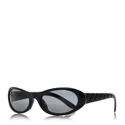 Chanel Lambskin Quilted CC Sunglasses 5129-Q Black 1 of 9