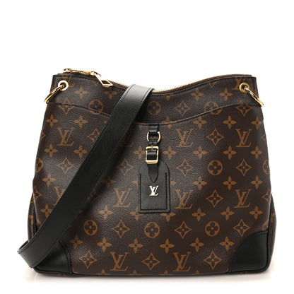 Louis Vuitton Monogram Odeon MM Black 1 of 9