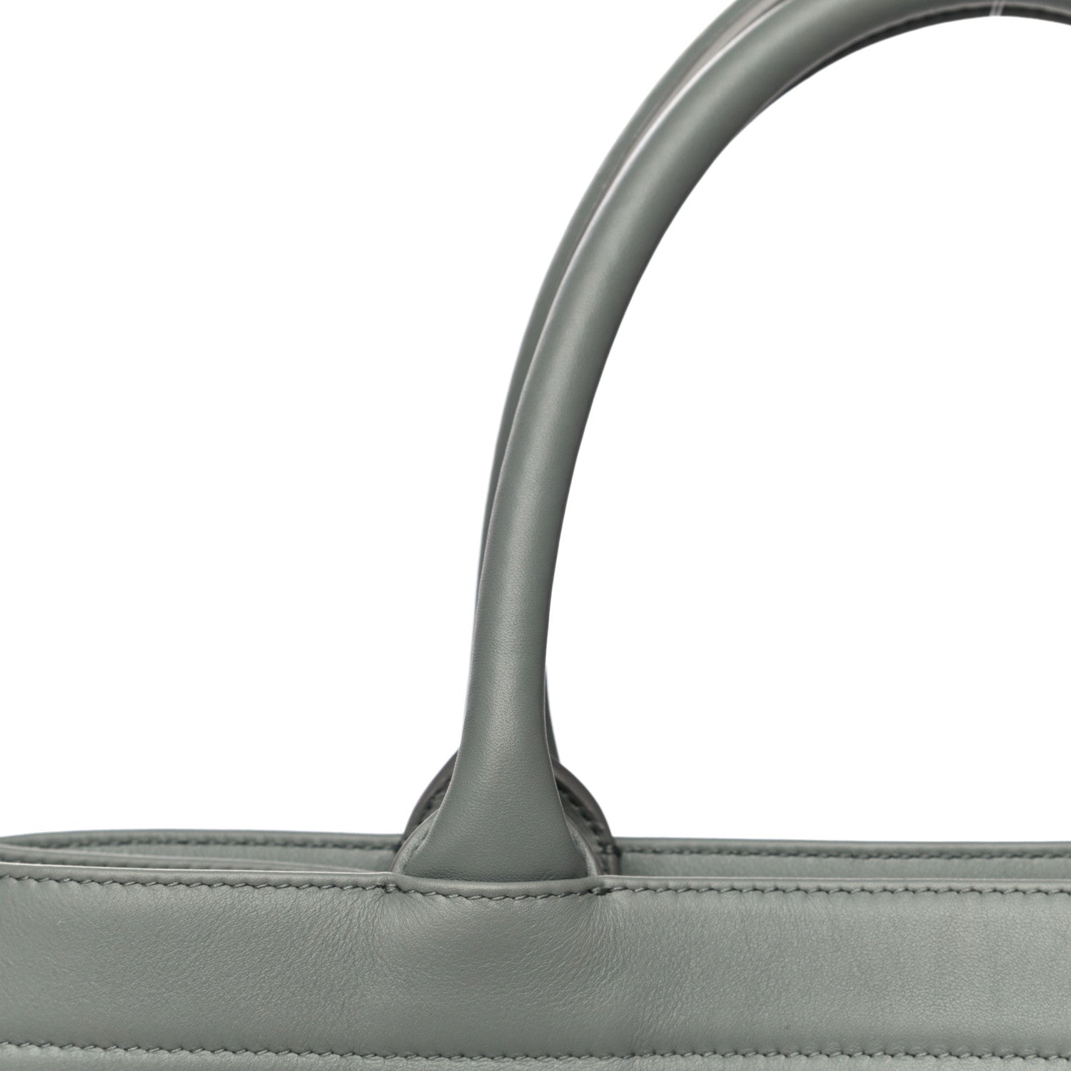 Christian Dior Calfskin Embossed Medium Book Tote Grey 19 of 20
