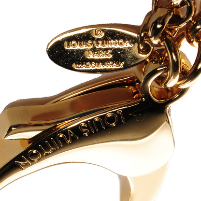 Louis Vuitton Fleur De Monogram Bag Charm Dore 4 of 5