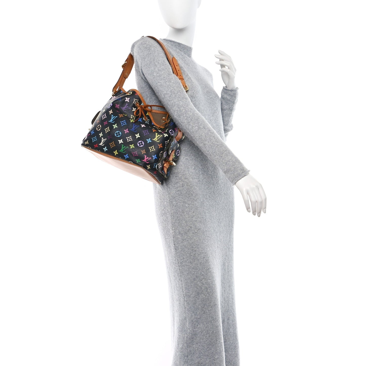 Monogram Multicolor Petit Noe Black
