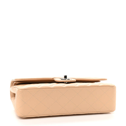 Chanel Caviar Quilted Medium Double Flap Beige 4 of 9