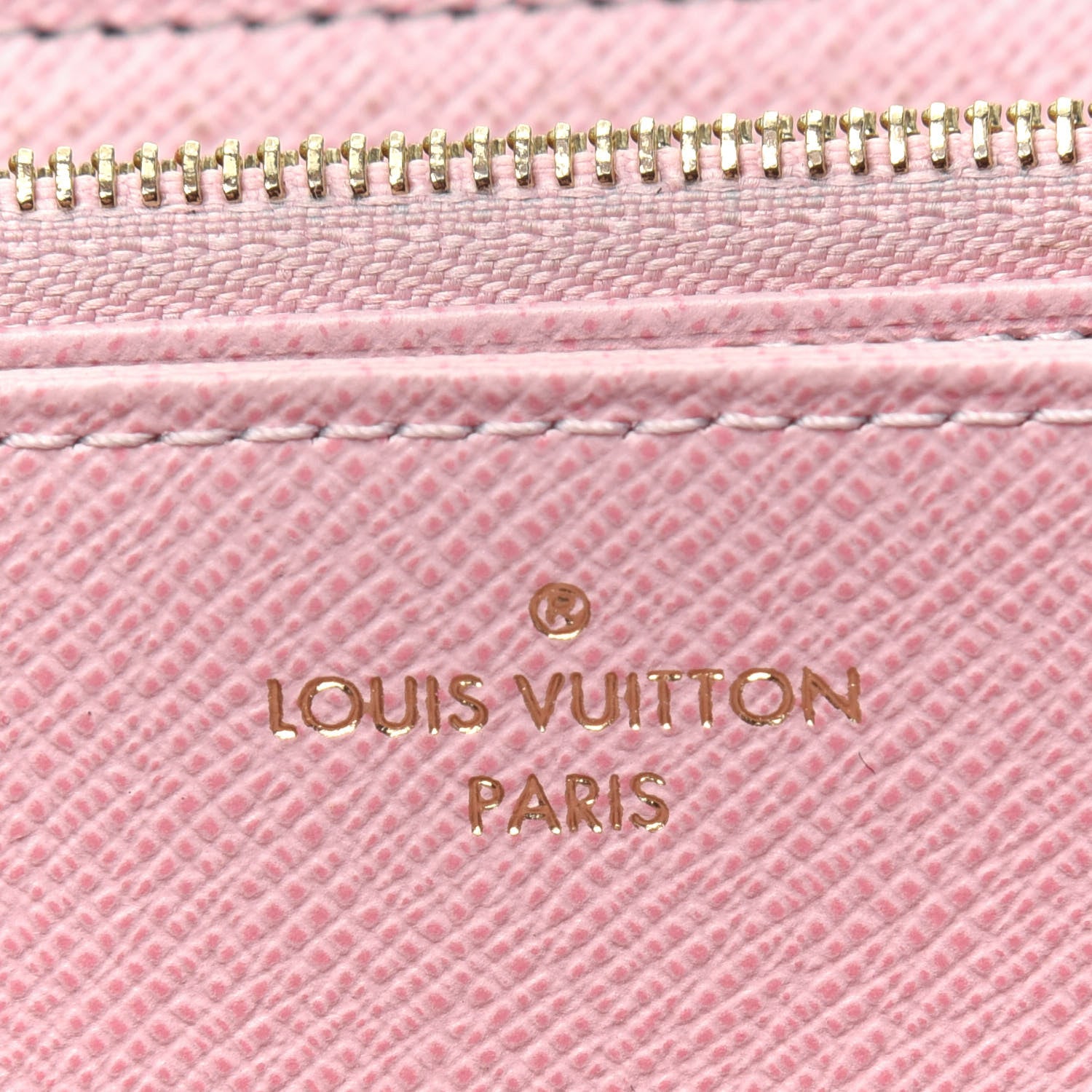 Louis Vuitton Damier Ebene Zippy Wallet Rose Ballerine 6 of 19