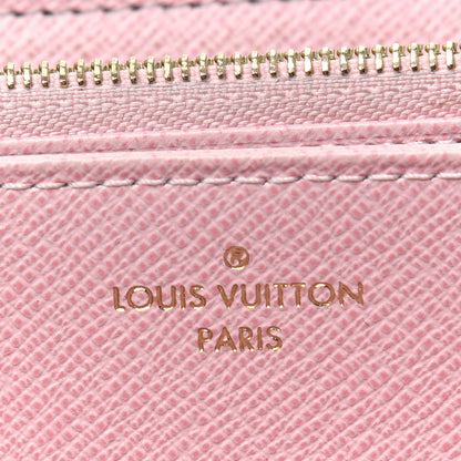 Louis Vuitton Damier Ebene Zippy Wallet Rose Ballerine 6 of 19