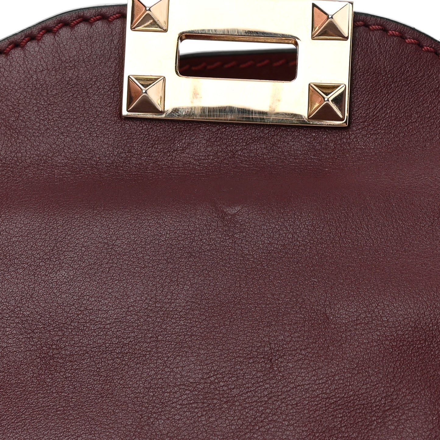 Vitello Small Rockstud Tote Rubin