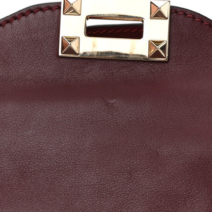 Valentino Garavani Vitello Small Rockstud Tote Rubin 11 of 14