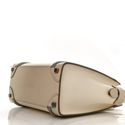 Celine Shiny Smooth Calfskin Micro Tri-Color Luggage Natural 15 of 18