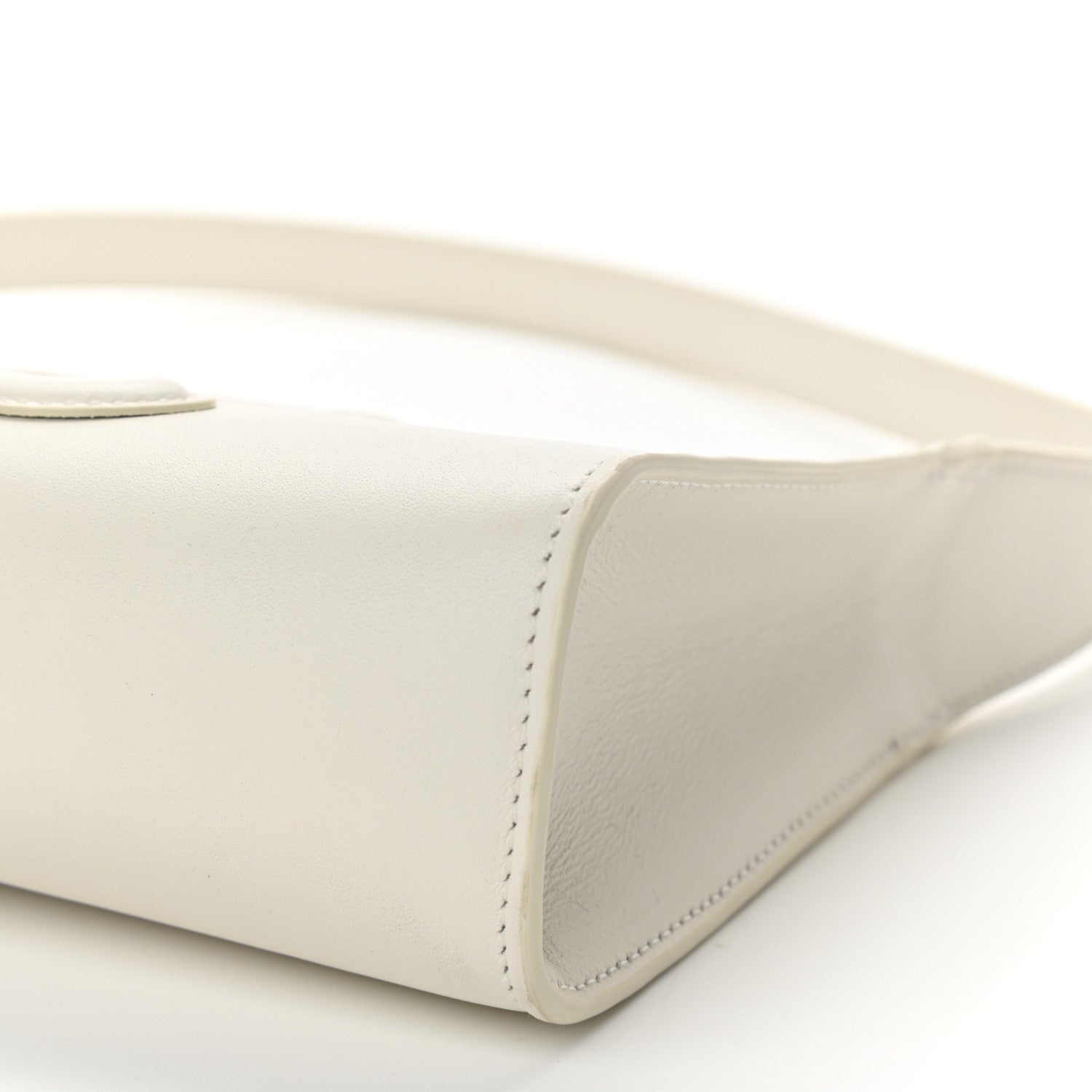 Celine Smooth Calfskin Cuir Triomphe Shoulder Bag White 10 of 10