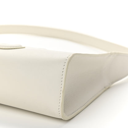 Celine Smooth Calfskin Cuir Triomphe Shoulder Bag White 10 of 10