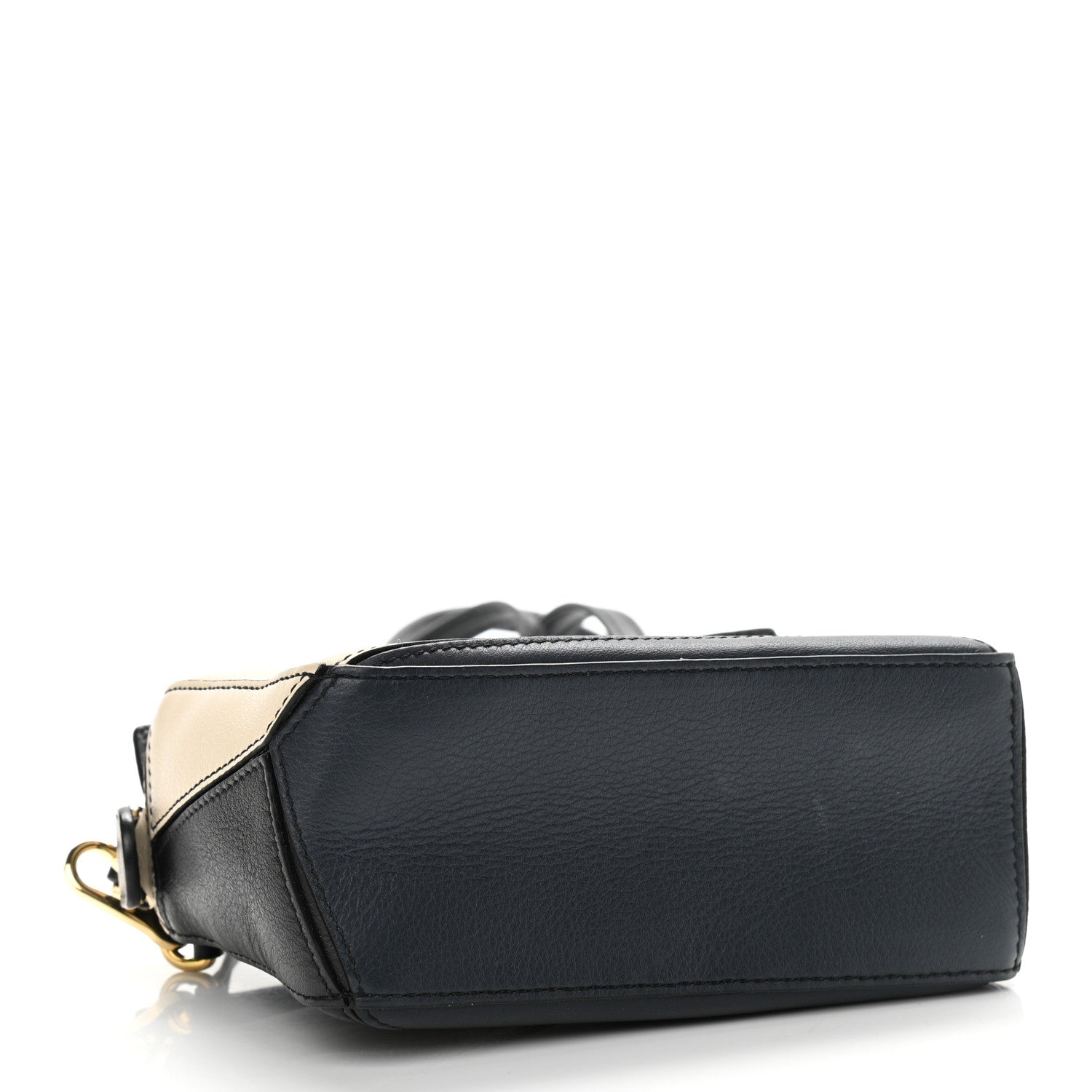 Loewe Calfskin Mini Puzzle Bag Black Cream 4 of 11