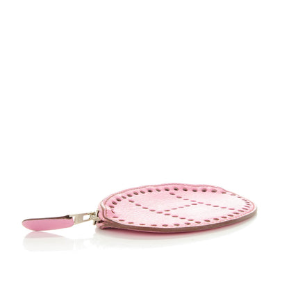 Hermes Chevre Mysore Evelyne Coin Purse Pink 4 of 9