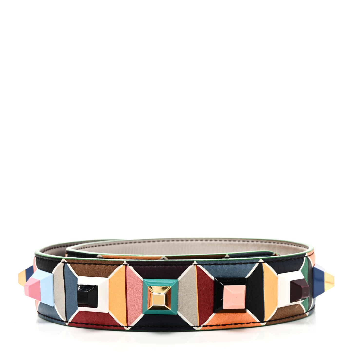 Calfskin Studded Strap You Multicolor