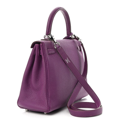 Hermes Togo Kelly Retourne 25 Anemone 3 of 11