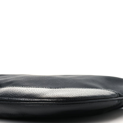 Gucci Denim Monogram Large Half Moon Hobo Black 10 of 12
