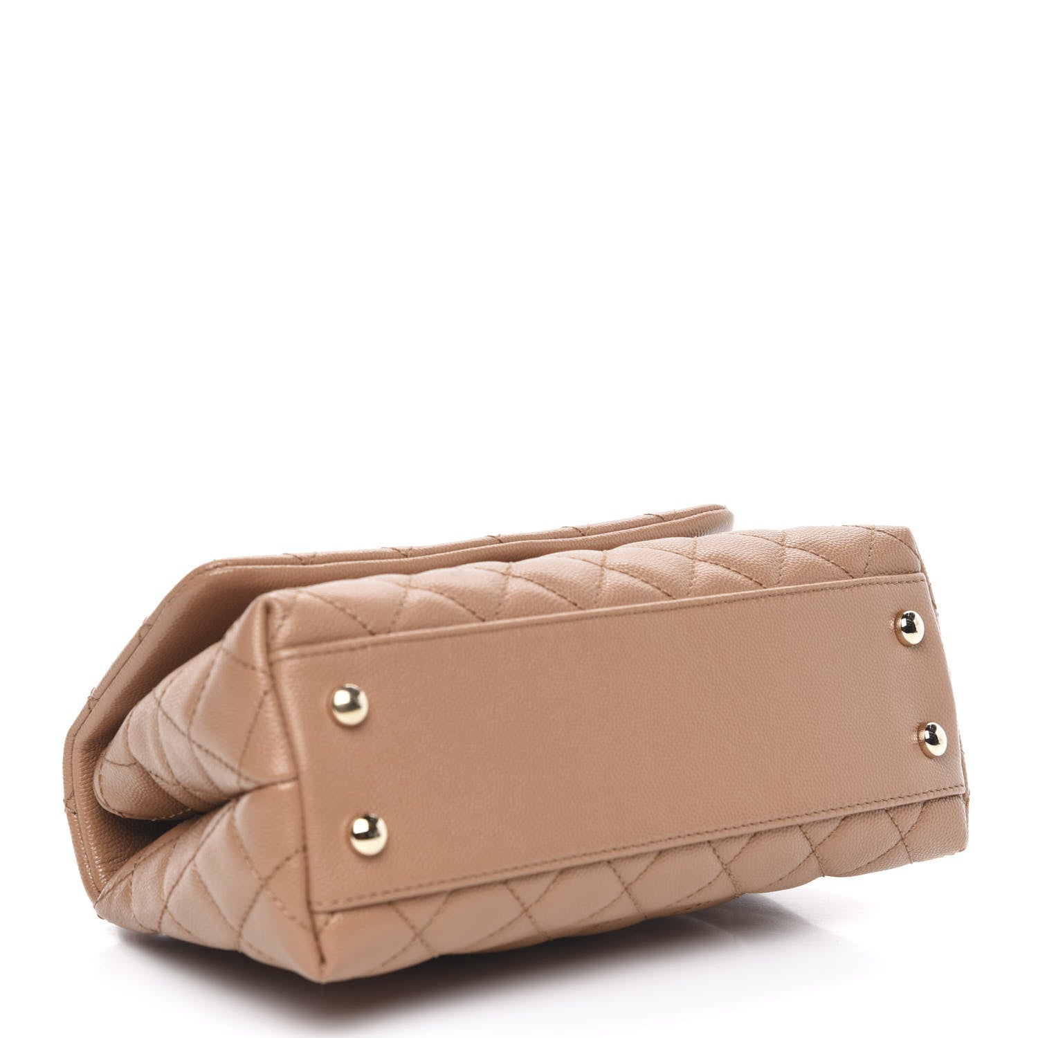 Chanel Caviar Quilted Mini Coco Handle Flap Brown 4 of 10