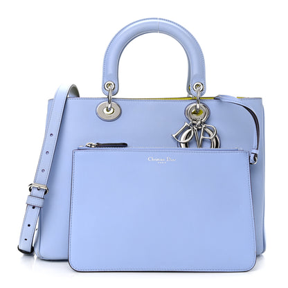 Christian Dior Smooth Calfskin Medium Diorissimo Tote Lavender Jaune Fluo 1 of 10