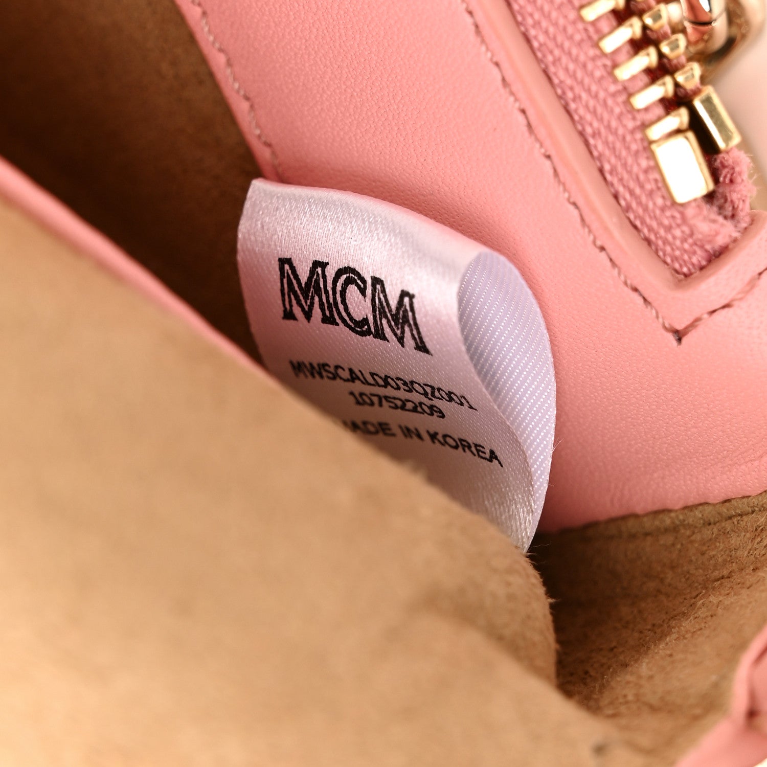 MCM Visetos Mode Travia Shoulder Bag Blossom Pink 6 of 10