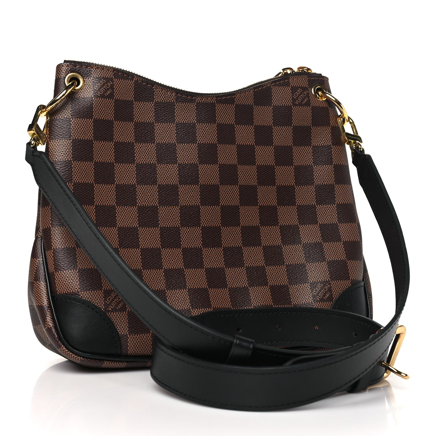Louis Vuitton Damier Ebene Odeon PM Black 3 of 9