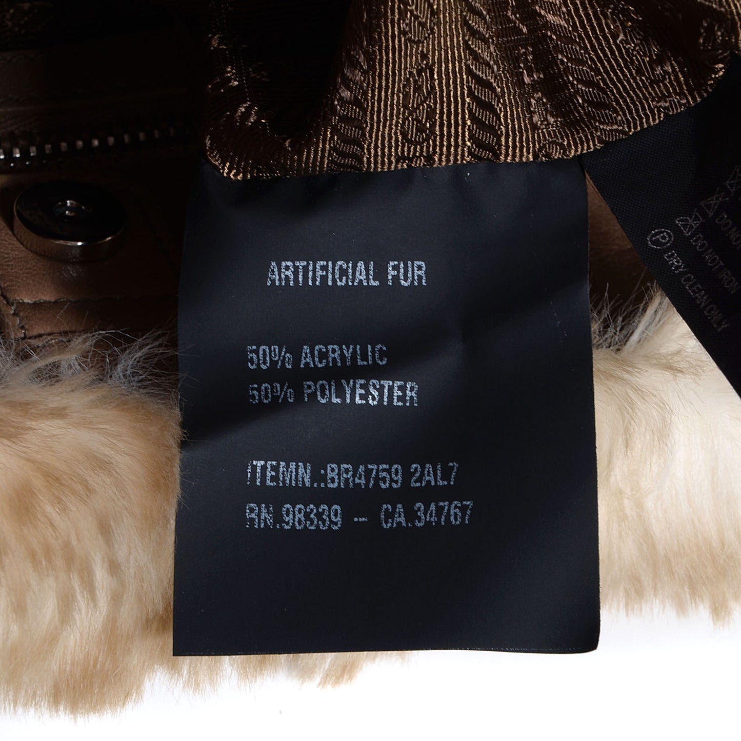 Eco Lapin Faux Fur Tote Cipria