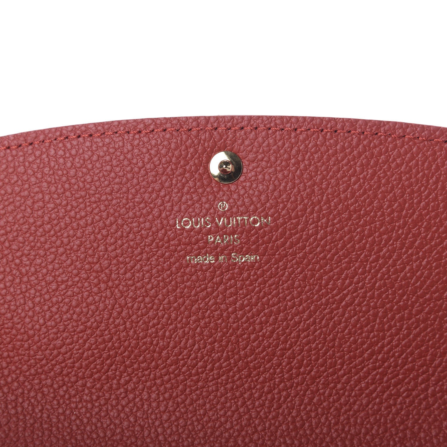 Louis Vuitton Empreinte Bloom Flower Emilie Wallet Marine Rouge 8 of 9