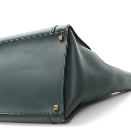 Celine Grained Calfskin Medium Phantom Luggage Emerald 9 of 9