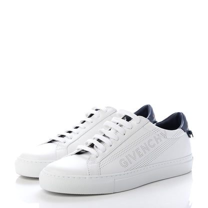 Givenchy Calfskin Perforated Urban Street Sneakers 39 White 3 of 10