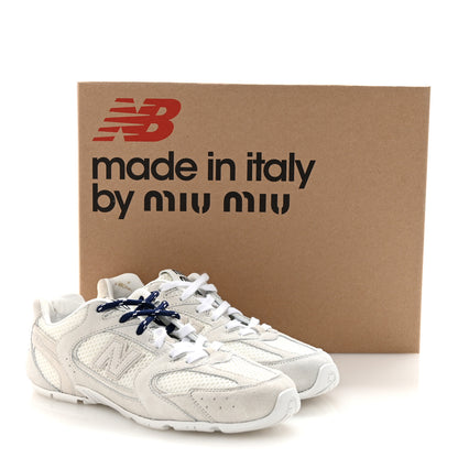 Miu Miu X NEW BALANCE Suede 530 SL Sneakers 35.5 White 10 of 10