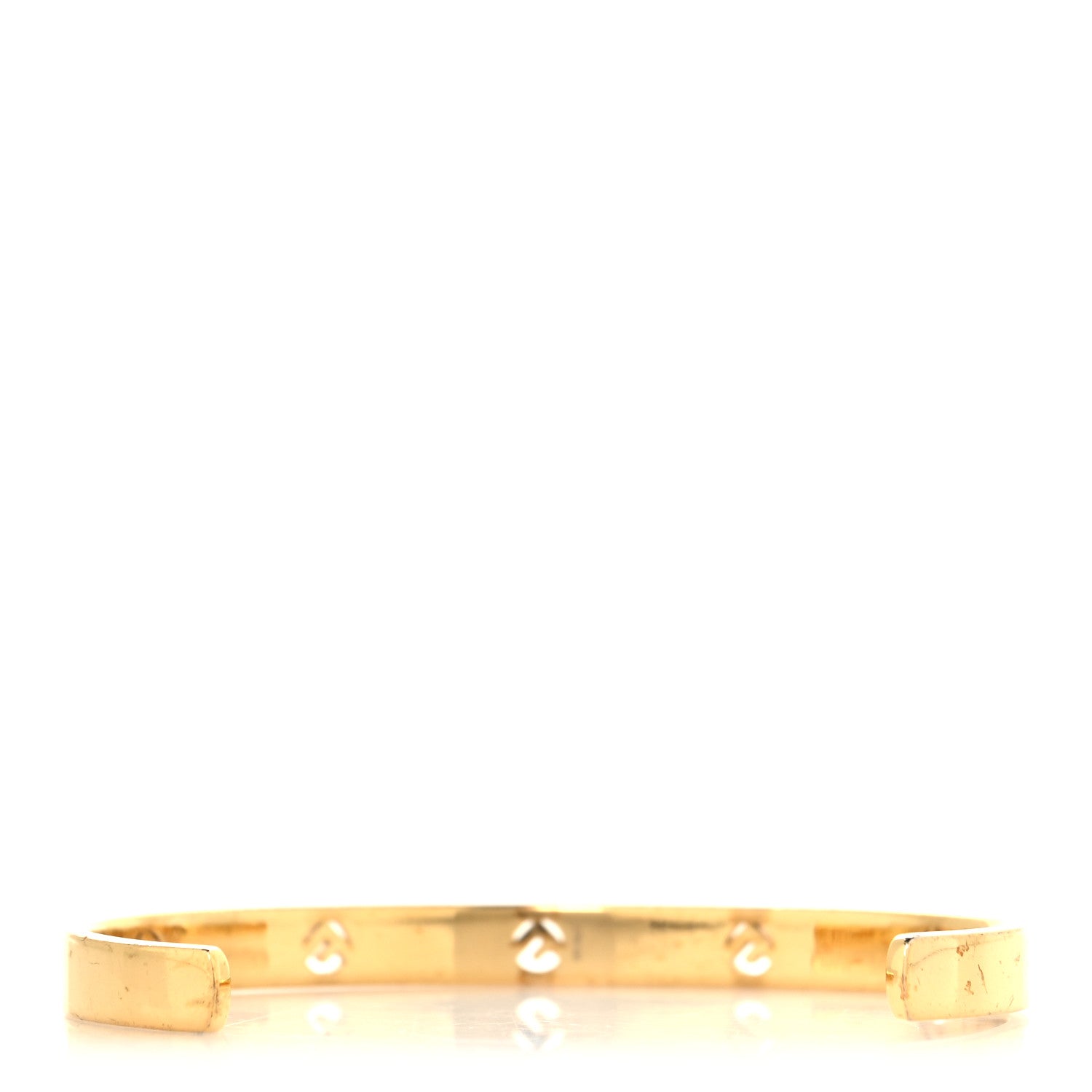 Fendi Metal Crystal F is Fendi Bracelet S Gold 1835031 – FASHIONPHILE