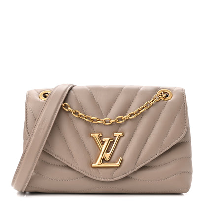 Louis Vuitton Calfskin LV New Wave Chain Bag Taupe 1 of 10
