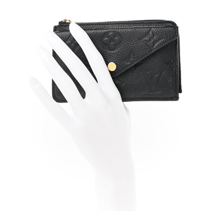 Louis Vuitton Empreinte Recto Verso Card Holder Black 2 of 11