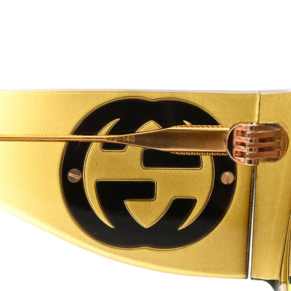 Gucci Oversized Aviator Sunglasses GG0152S Yellow 6 of 8