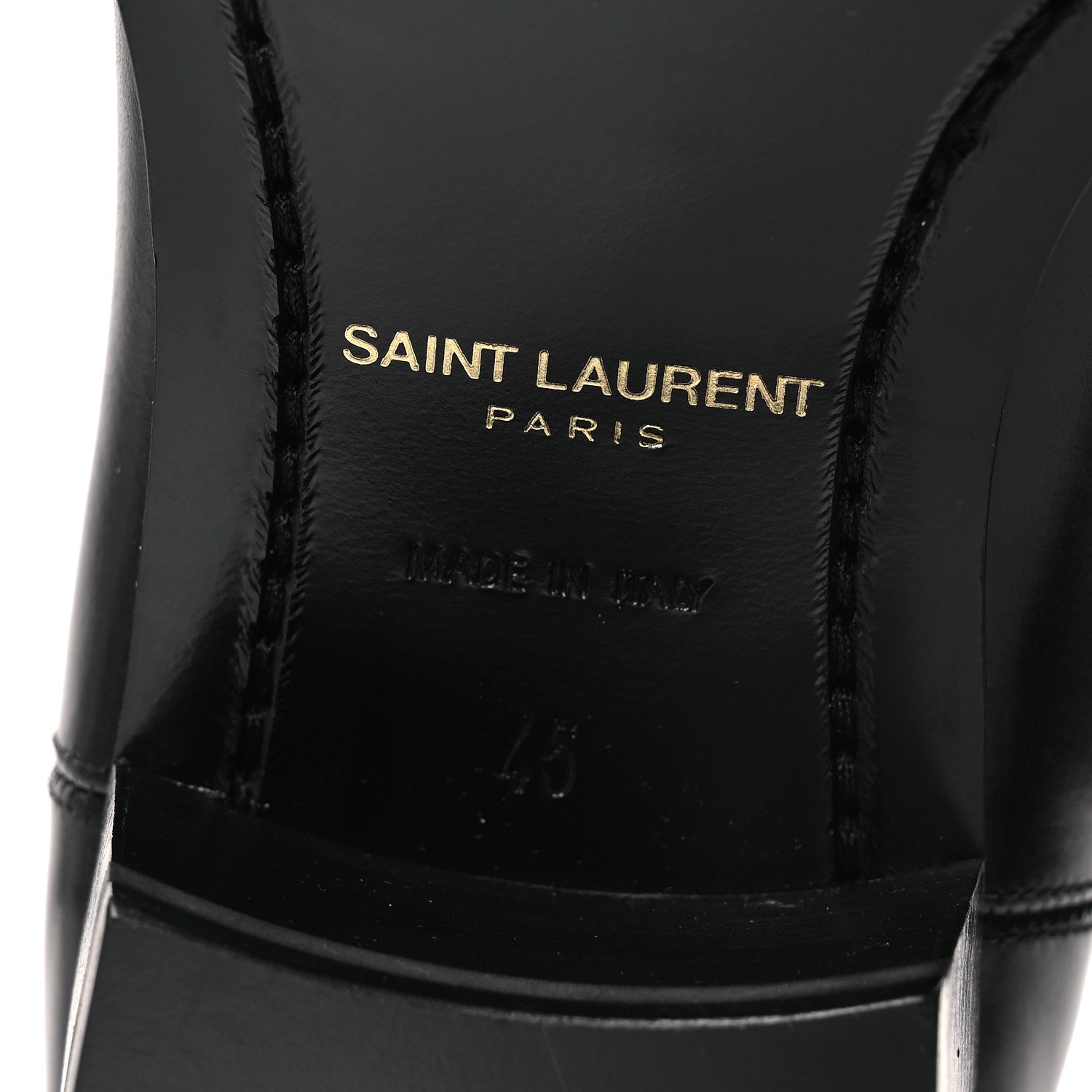 Saint Laurent Calfskin Mens Wyatt 40mm Chelsea Boots 45 Sparrow Brown 8 of 12