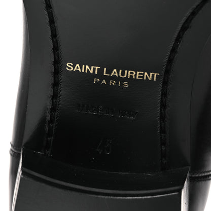 Saint Laurent Calfskin Mens Wyatt 40mm Chelsea Boots 45 Sparrow Brown 8 of 12