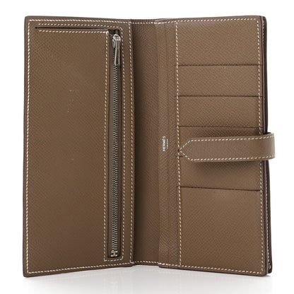 Hermes Epsom Bearn Gusset Wallet Etoupe 5 of 8