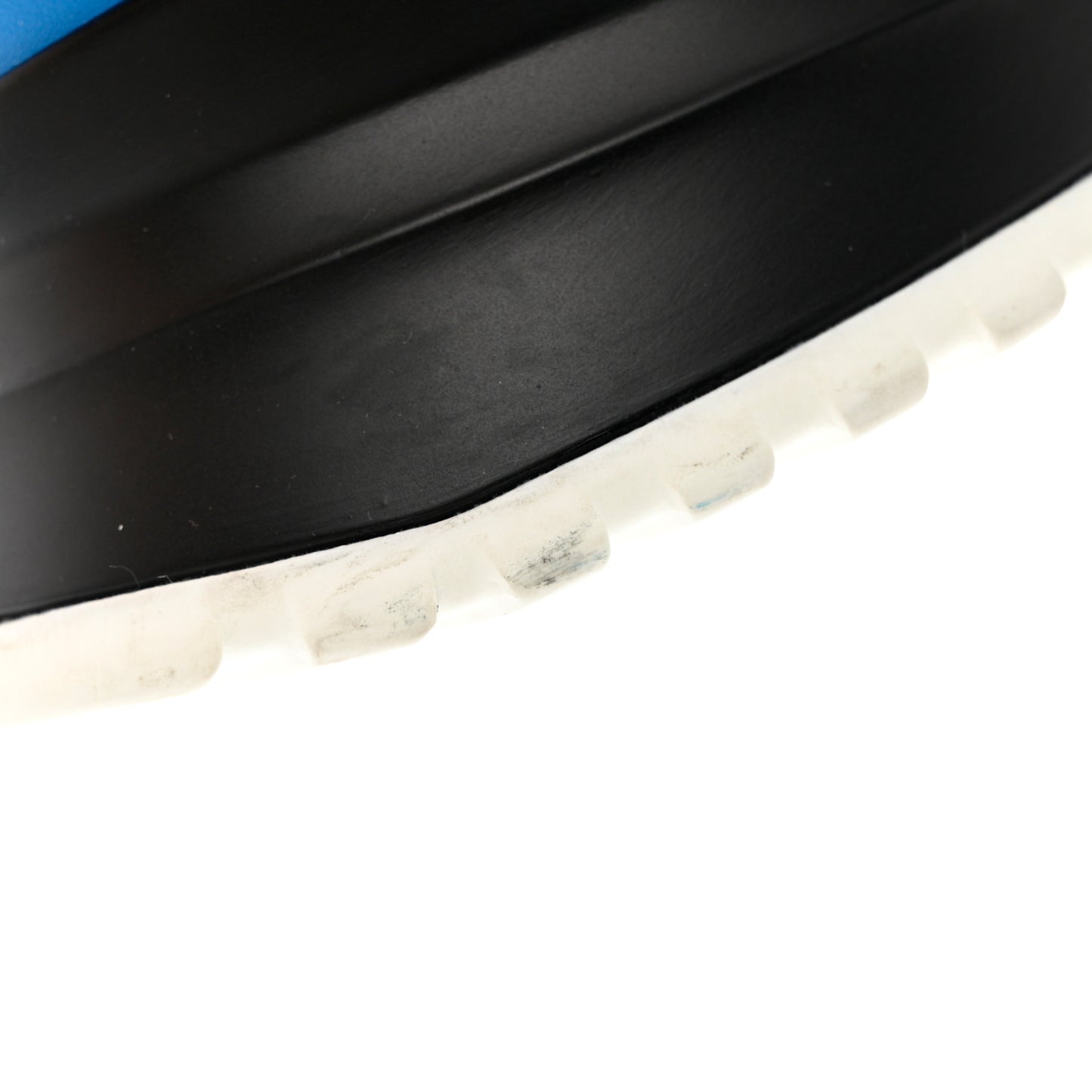 Calfskin Mens Zig Zag Sneakers 11.5 Black Blue