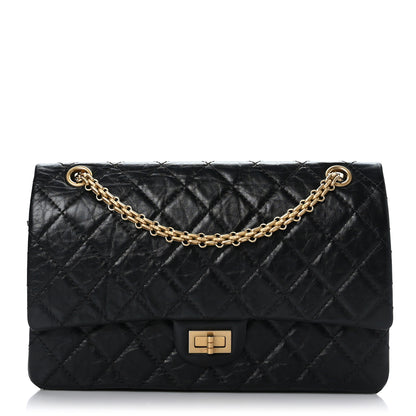Chanel Aged Calfskin Quilted 2.55 Reissue 226 Flap Black 1 of 10