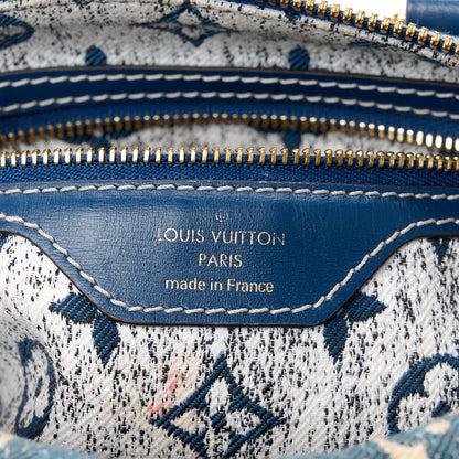 Louis Vuitton Monogram Jacquard Denim Speedy Bandouliere 25 Bleu 7 of 12