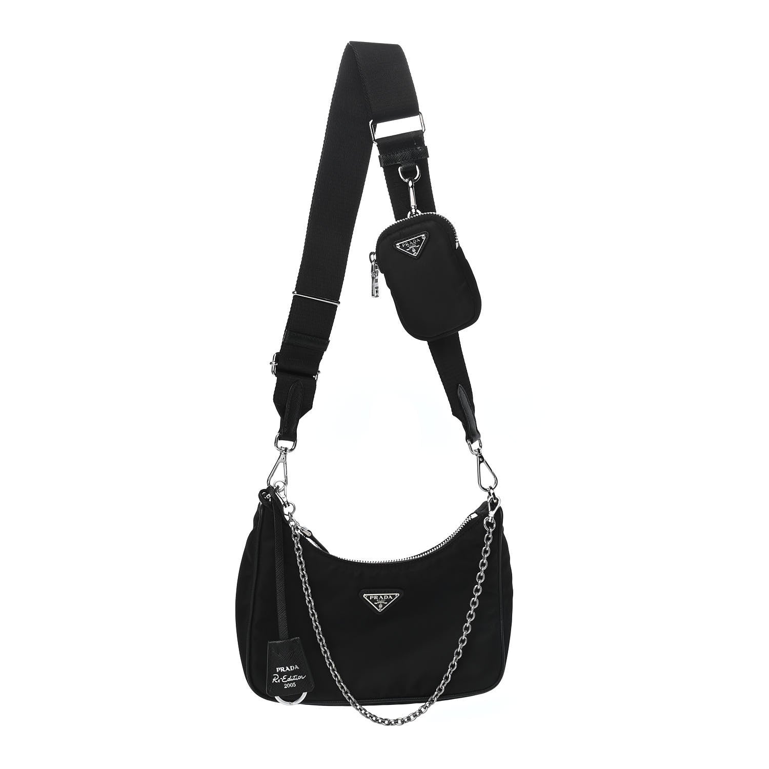Prada Nylon Re-Edition 2005 Shoulder Bag Black 1 of 13