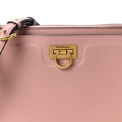 Salvatore Ferragamo Calfskin Trifolio Crossbody Bag Antique Rose 8 of 10