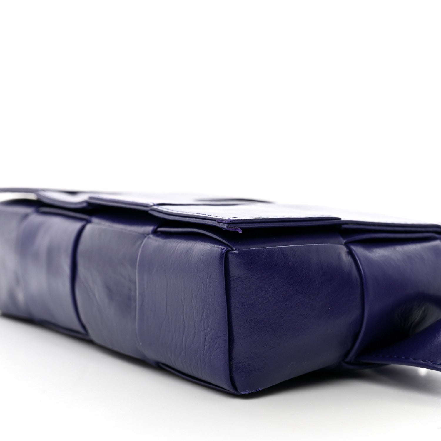 Bottega Veneta Paper Calfskin Intreccio Cassette Belt Bag Unicorn 10 of 11