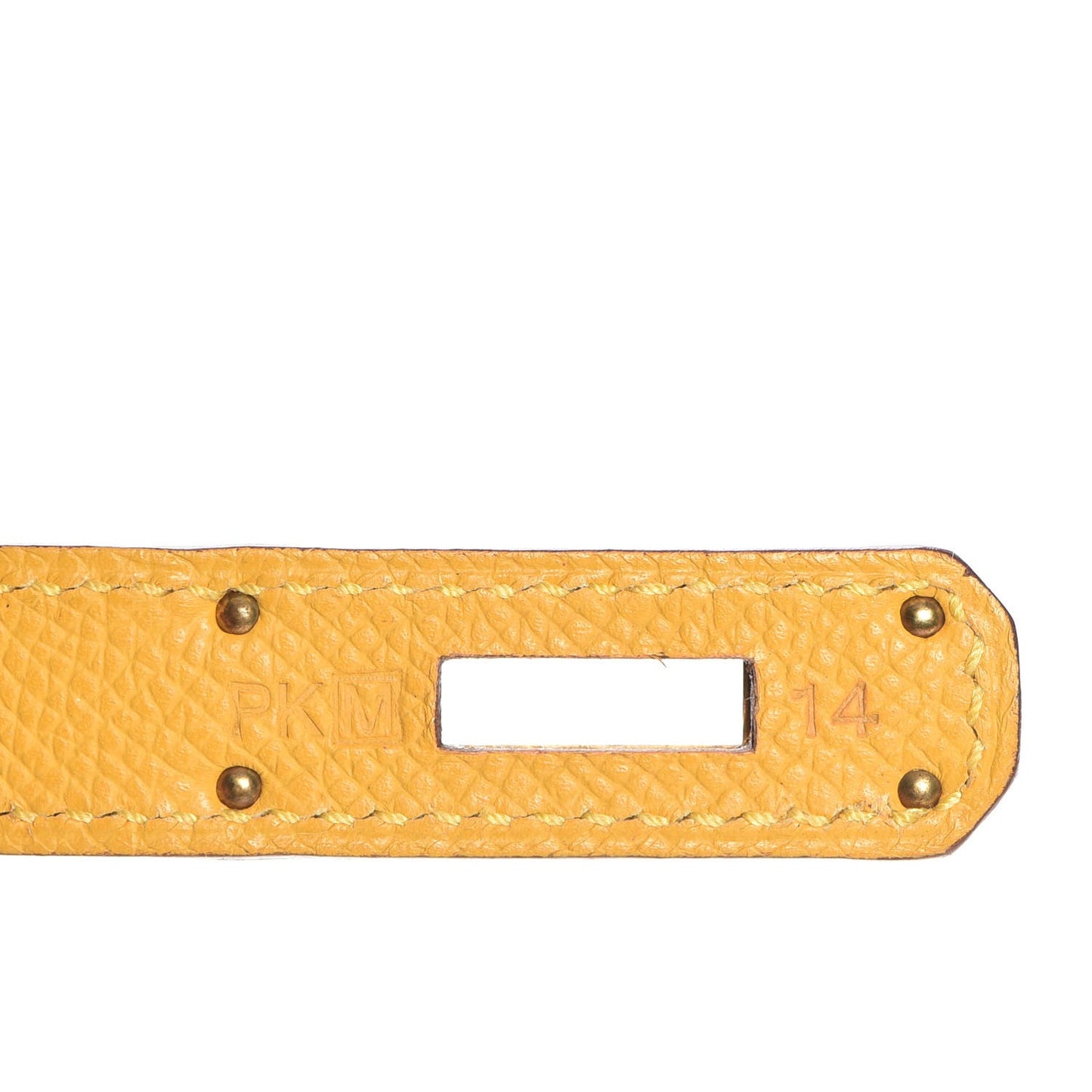 Epsom Birkin 35 Jaune D'Or