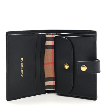 Burberry Vintage Check Folding Wallet Black 7 of 12