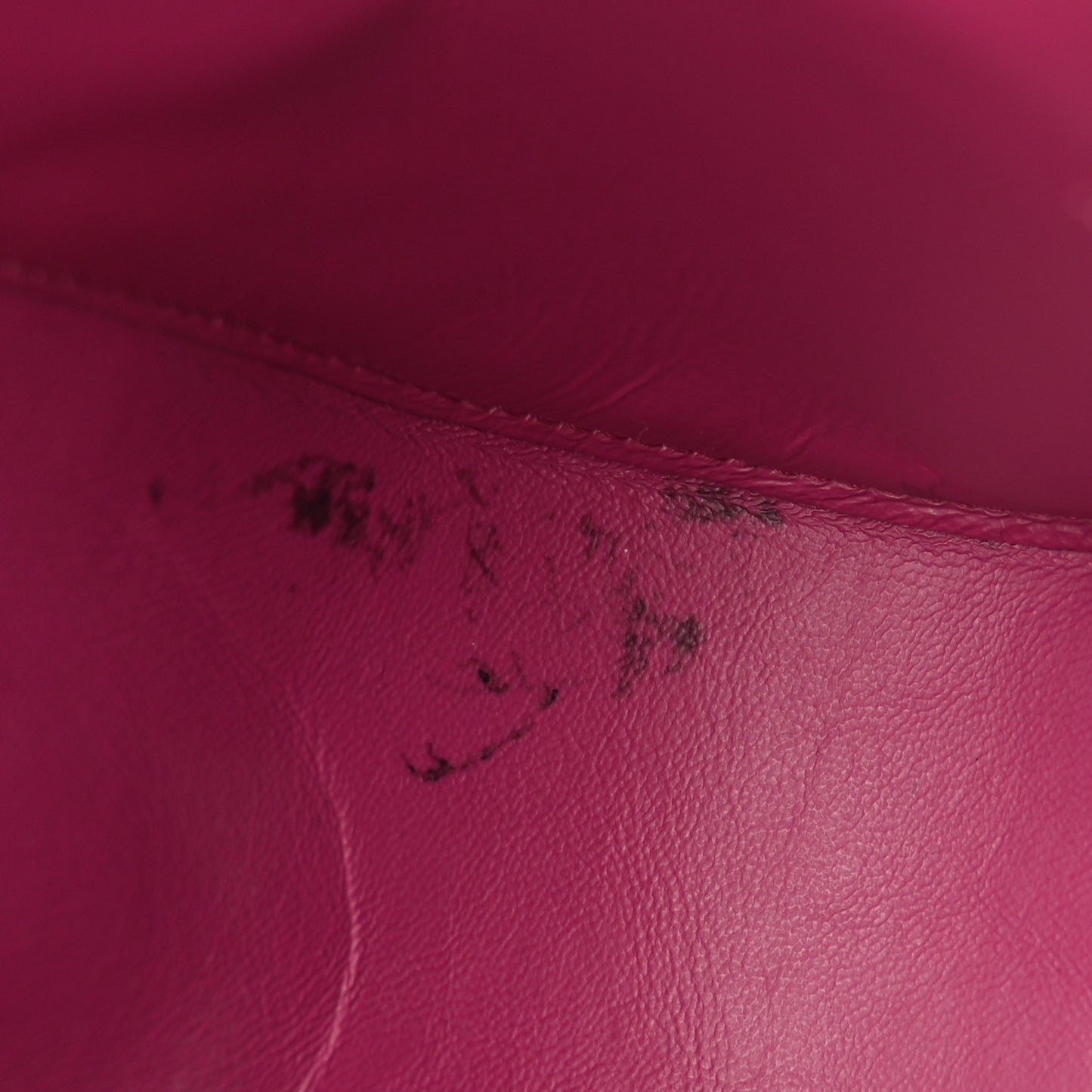 Grained Calfskin Linda Top Handle Satchel Sangria