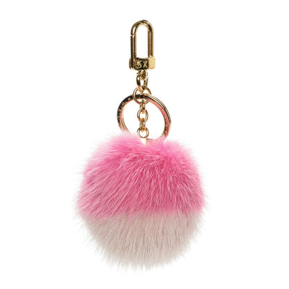 Louis Vuitton Mink Fluo Bubble Bag Charm Key Holder Pink 1 of 3