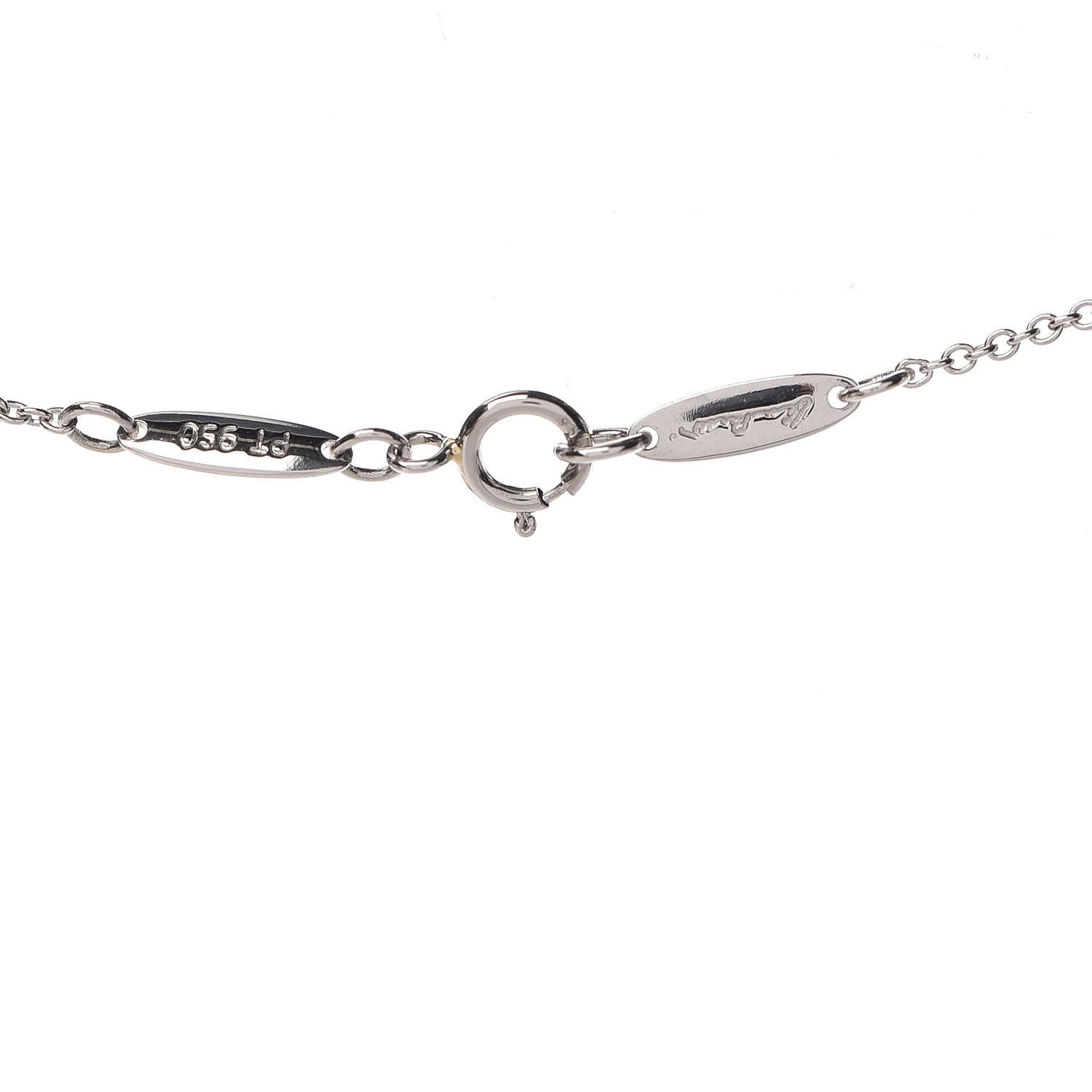 Platinum Elsa Peretti Teardrop Pendant Necklace