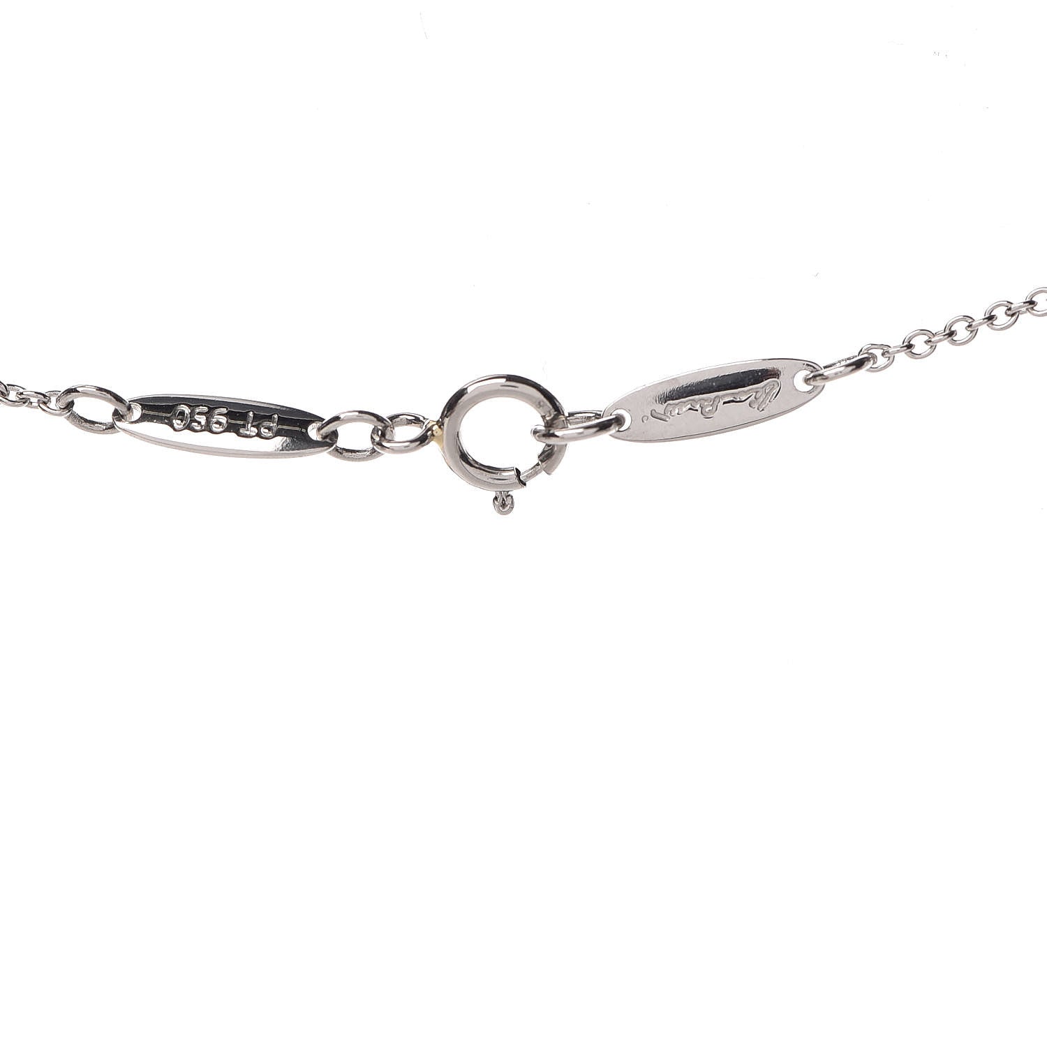 Tiffany Platinum Elsa Peretti Teardrop Pendant Necklace 4 of 8