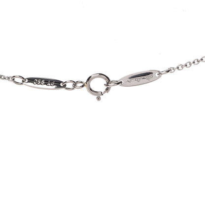Tiffany Platinum Elsa Peretti Teardrop Pendant Necklace 4 of 8