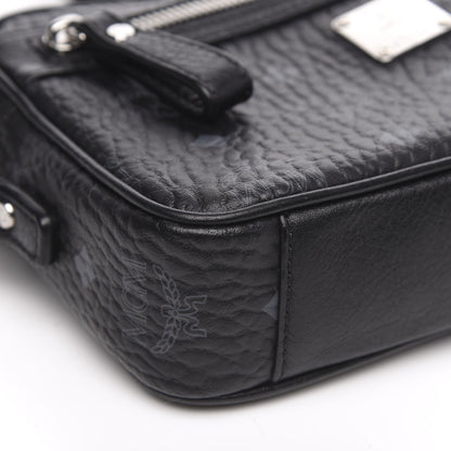 MCM Visetos Small Heritage Line Camera Crossbody Bag Black 8 of 9