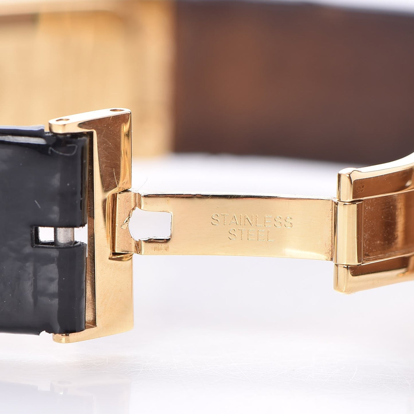 Patent Watch Black Gold